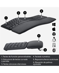 TECLADO LOGITECH ERGO K860 WIRELESS