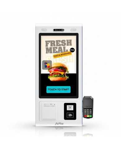 KIOSKO AUTOSERVICIO AVPOS SMARTLINE 22 OCTA/8GB/128GB/WIFI/PRINTER/2D ANDROID13