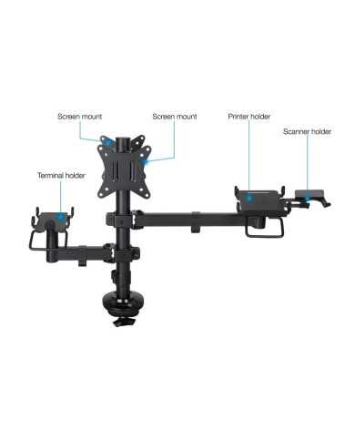 SOPORTE DE MESA AVPOS 4-1 PARA TPV/MONITOR/IMPRESORA/DATAFONO