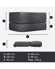 TECLADO LOGITECH ERGO K860 WIRELESS