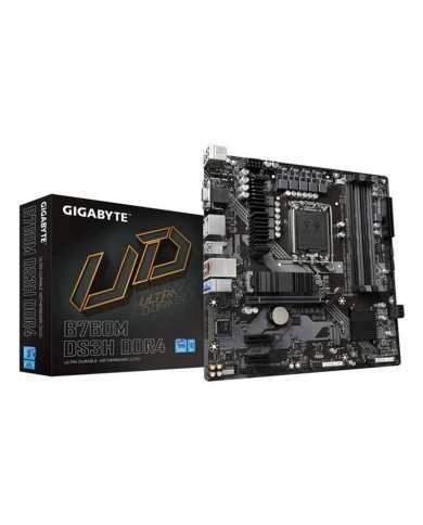PLACA BASE GIGABYTE GA-B760M-DS3H 4XDDR4 MATX VGA + HDMI + DP