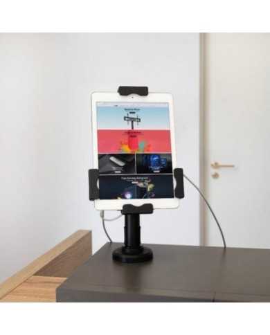 SOPORTE SOBREMESA TOOQ ANTIRROBO AJUSTABLE PARA TABLET 7.9-10.5 BLACK