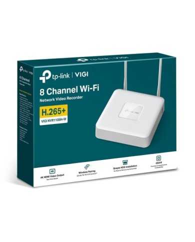 GRABADOR IP NVR TP-LINK VIGI 8 CH IP 1HDD H265+ SATA WHITE