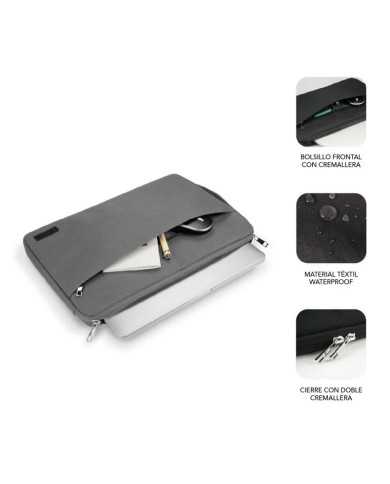 FUNDA SUBBLIM URBAN SLEEVE PORTATIL 15.6 GREY