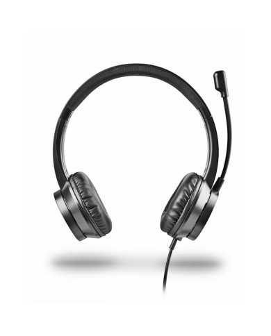 AURICULARES + MICROFONO NGS MSX11PRO JACK 3.5MM BLACK + ADAPTADOR DOBLE JACK