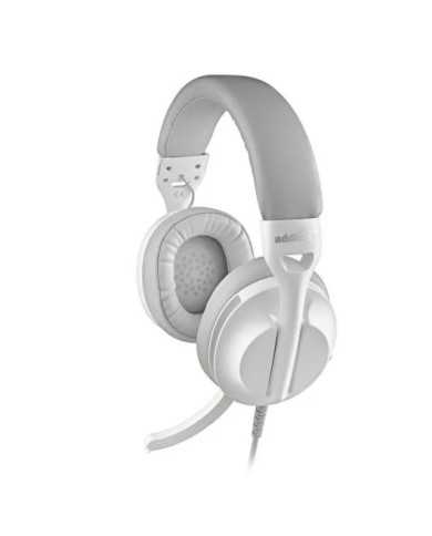 AURICULARES + MICROFONO NGS VOX805 USB-A/C WHITE
