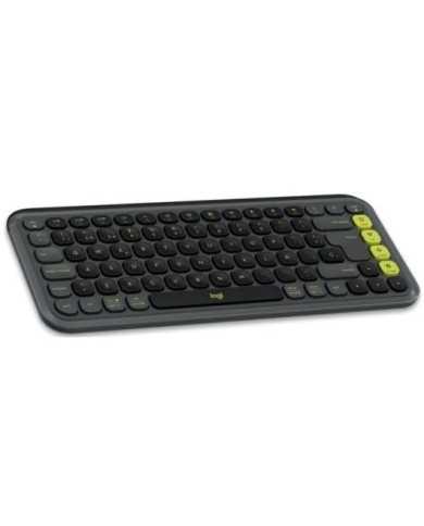 TECLADO + RATON LOGITECH POP ICON WIRELESS BLACK/GREEN