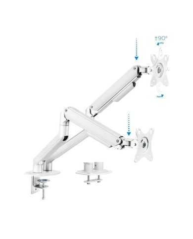 SOPORTE DE MESA TV/MONITOR TOOQ 17-32 2 BRAZOS WHITE SOPORTE DE MESA TV/MONITOR TOOQ 17-32 2 BRAZOS WHITE