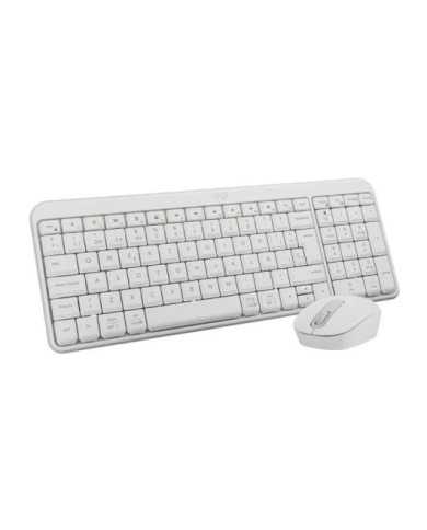TECLADO + RATON LOGITECH MK250 WIRELESS WHITE