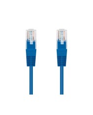 CABLE DE RED CAT.6 UTP 0.25M NANOCABLE BLUE