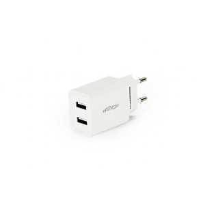 CARGADOR GEMBIRD SMARTPHONE 2X USB 5V 2.1A WHITE