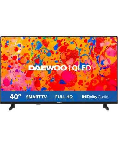 TELEVISOR DAEWOO 40 QLED FHD USB SMART TV WIFI VIDAA BLUETOOTH HOTEL