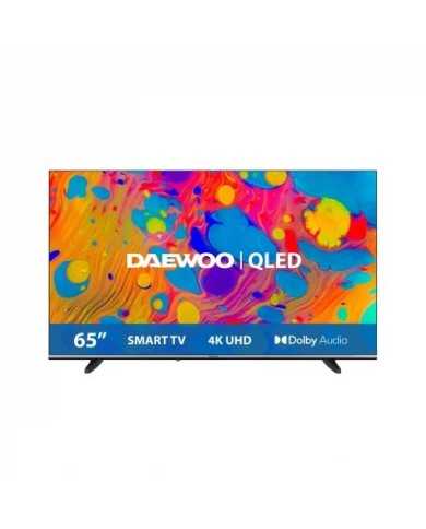 TELEVISOR DAEWOO 65 QLED 4K USB SMART TV ANDROID WIFI DOLBY BLUETOOTH