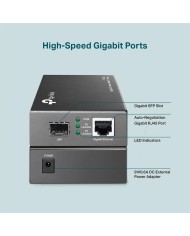 CONVERSOR TP-LINK RJ45 A FIBRA