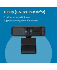 WEBCAM KENSINGTON W2000 FULL HD 1080P BLACK