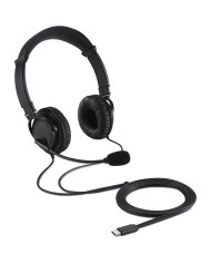 AURICULARES + MICROFONO KENSINGTON K97457WW HI-FI USB-C BLACK AURICULARES + MICROFONO KENSINGTON K97457WW HI-FI USB-C BLACK