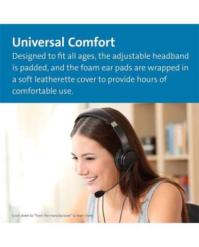 AURICULARES + MICROFONO KENSINGTON K97457WW HI-FI USB-C BLACK