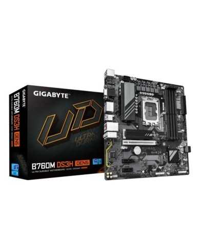 PLACA BASE GIGABYTE GA-B760M-DS3H GEN5 MATX 4XDDR5 VGA + 2XDP + HDMI