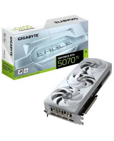 TARJETA DE VIDEO GIGABYTE RTX 5070 TI EAGLE OC 16GB GDDR7 WHITE