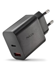 CARGADOR DE PARED NGS ERA GAN USB-C/USB-A 20W BLACK