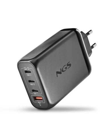 CARGADOR DE PORTATIL NGS BUD GAN 3XUSB-C/USB-A 140W BLACK