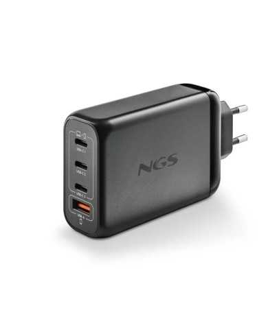 CARGADOR DE PORTATIL NGS BUD GAN 3XUSB-C/USB-A 140W BLACK