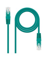 CABLE DE RED CAT.6 UTP 0.25M NANOCABLE GREEN