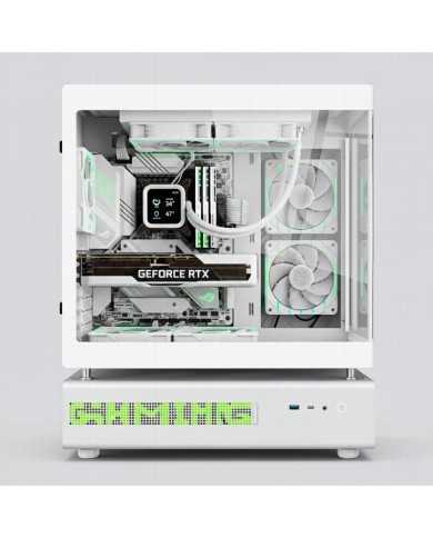 ORDENADOR GAMING N90 WHITE RGB R7 9800X3D/32GB DDR5/SSD2TB NVME/WIFI/R.LIQ/1050W