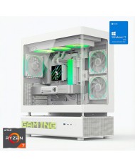 ORDENADOR GAMING N90 WHITE RGB R7 9800X3D/32GB DDR5/SSD2TB NVME/WIFI/R.LIQ/1050W/W11PRO