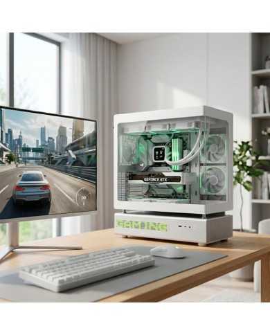 ORDENADOR GAMING N90 WHITE RGB R7 9800X3D/32GB DDR5/SSD2TB NVME/WIFI/R.LIQ/1050W/W11PRO