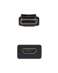 CABLE CONVERSOR NANOCABLE DISPLAYPORT A HDMI DP/M-HDMI/H 15CM