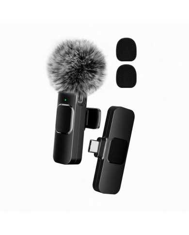 MICROFONO RECEPTOR ONEWAY USB C LAVALIER MICROFONO PINZA WIRELESS