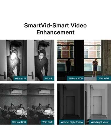 CAMARA IP TP-LINK VIGI DOME EXTERIOR/INTERIOR 4MP 2.8MM IR 30M IP67 POE/CC