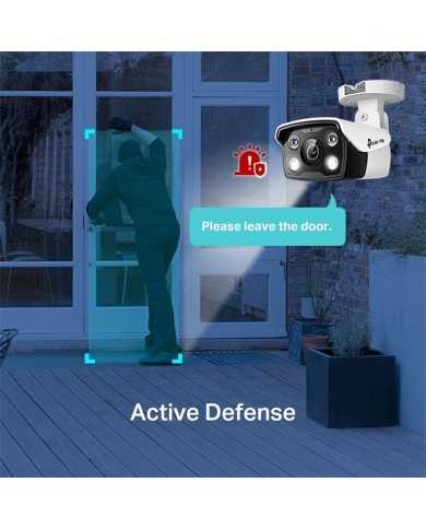 CAMARA IP TP-LINK VIGI BULLET EXTERIOR MICROSD 4MP 4MM IR 30M IP67 POE