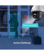 CAMARA IP TP-LINK VIGI PT 4MP 4MM IR 30M IP66 POE