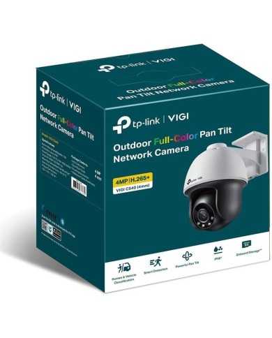CAMARA IP TP-LINK VIGI PT 4MP 4MM IR 30M IP66 POE