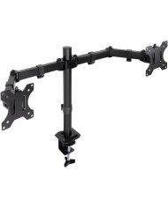 SOPORTE DE MESA TV/MONITOR TOOQ 17-27 2 BRAZOS BLACK