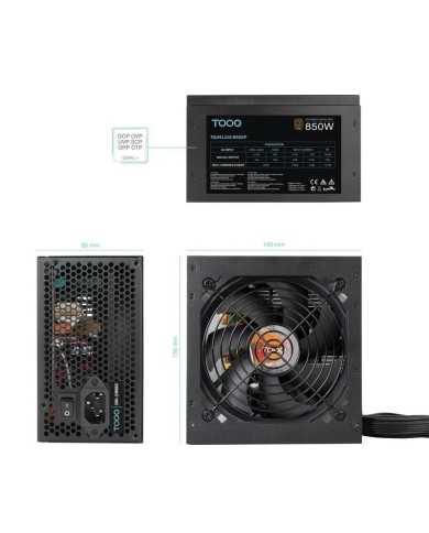 FUENTE DE ALIMENTACION TOOQ HELIOS 850W ATX APFC 80+ BRONZE