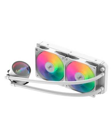 REFRIGERACION LIQUIDA CPU COOLBOX INFINITE LIQUID ARGB 240MM WHITE