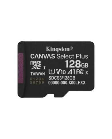 MEMORIA MICRO SD 128GB KINGSTON XC C10 100MB/S + ADAPTADOR SD