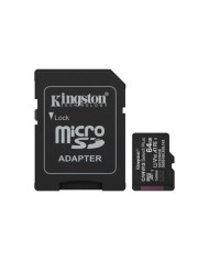 MEMORIA MICRO SD 64GB KINGSTON XC C10 100MB/S + ADAPTADOR SD