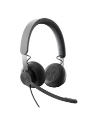 AURICULARES + MICROFONO LOGITECH ZONE WIRED USB-C / USB-A BLACK