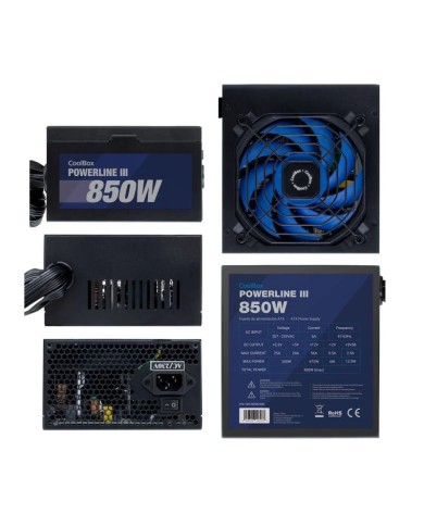 FUENTE DE ALIMENTACION COOLBOX POWERLINE III 850W ATX
