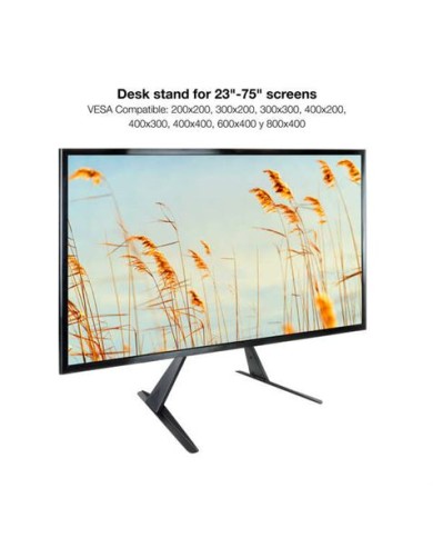 SOPORTE PATAS PEANA UNIVERSAL 23-75 NEGRO TOOQ