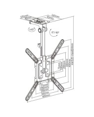 SOPORTE TECHO BASCULANTE TV 23 - 55 CROMAD
