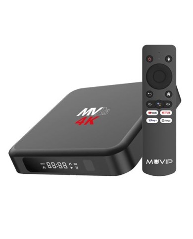 MINI PC SMART TV MV23 4K 5G | ANDROID 14 | QUAD CORE | 4GB RAM | 32GB MUVIP