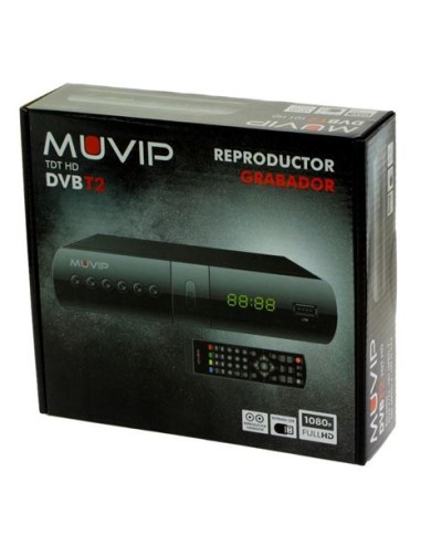 TDT HD REPRODUCTOR-GRABADOR DVB-T2 MUVIP