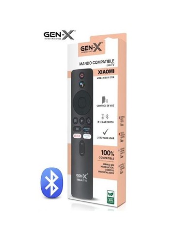 MANDO UNIVERSAL BLUETOOTH PARA TELEVISORES XIAOMI XIBLU-2114 GEN-X