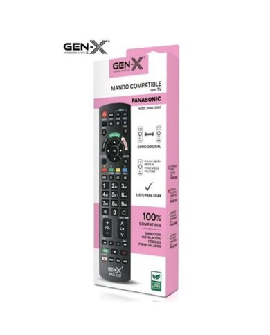 MANDO UNIVERSAL PARA TELEVISORES PANASONICG PAG-2107 GEN-X