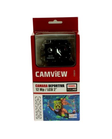 CAMARA DEPORTIVA FULL HD 1080P 12MPX | LCD 2 | CAMVIEW